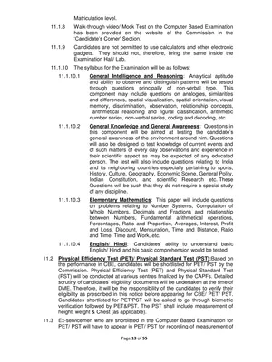 SSC GD Constable 2024 Syllabus PDF