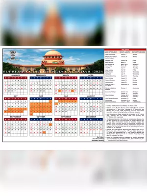 Supreme Court Calendar 2024 PDF