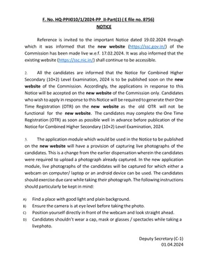 SSC CHSL Notification 2024