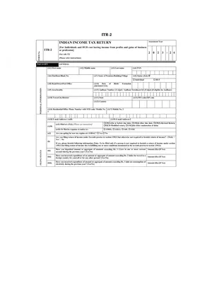 ITR-2 Filled Form Example