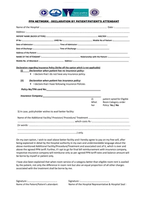 PPN Declaration Form