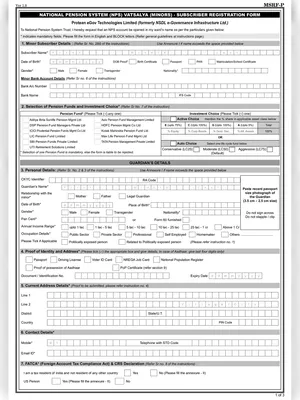 NPS Vatsalya Form