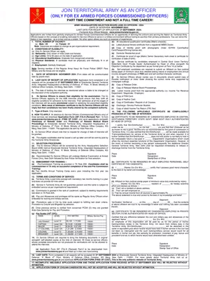 TA Bharti Notification 2024