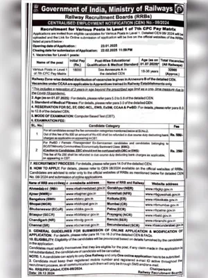 RRB Group D 2025 Notification