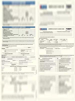 HDFC Bank Account Closure Application Form