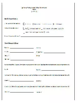 Shops / Establishment Registration Form – I