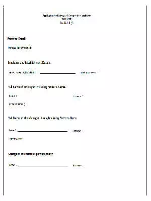 Shop/ Establishment Renewal Certificate Form -III