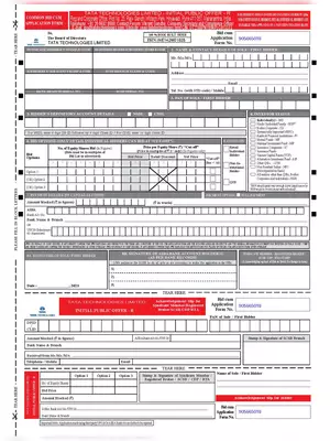 Tata Technologies IPO Application Form