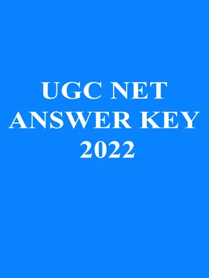 UGC NET Answer Key 2022